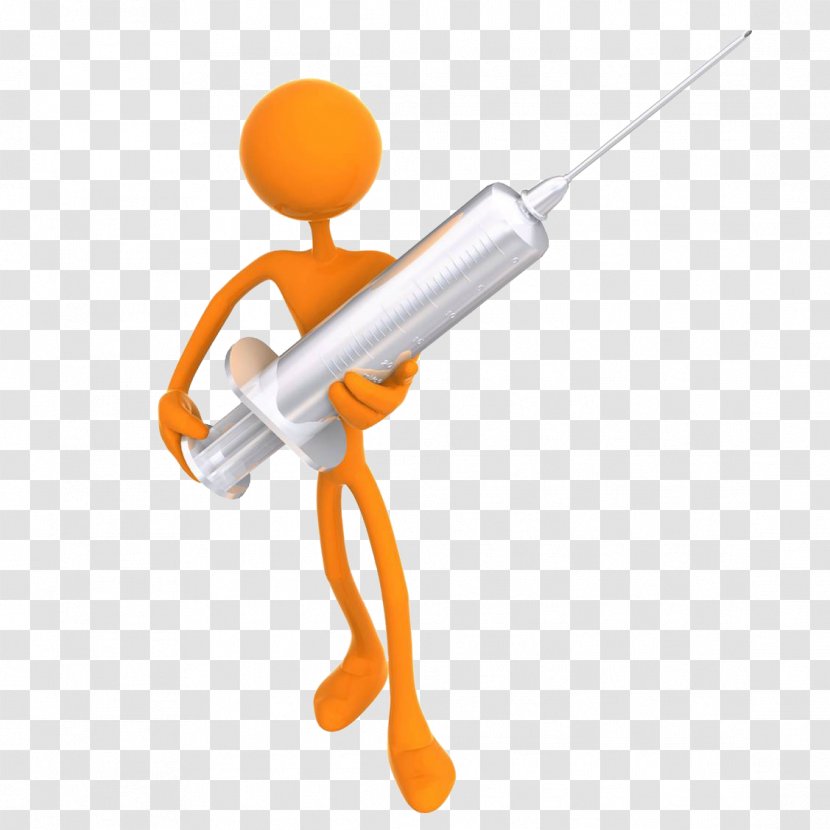 3D Computer Graphics Cartoon - Business - People Take The Needle Transparent PNG