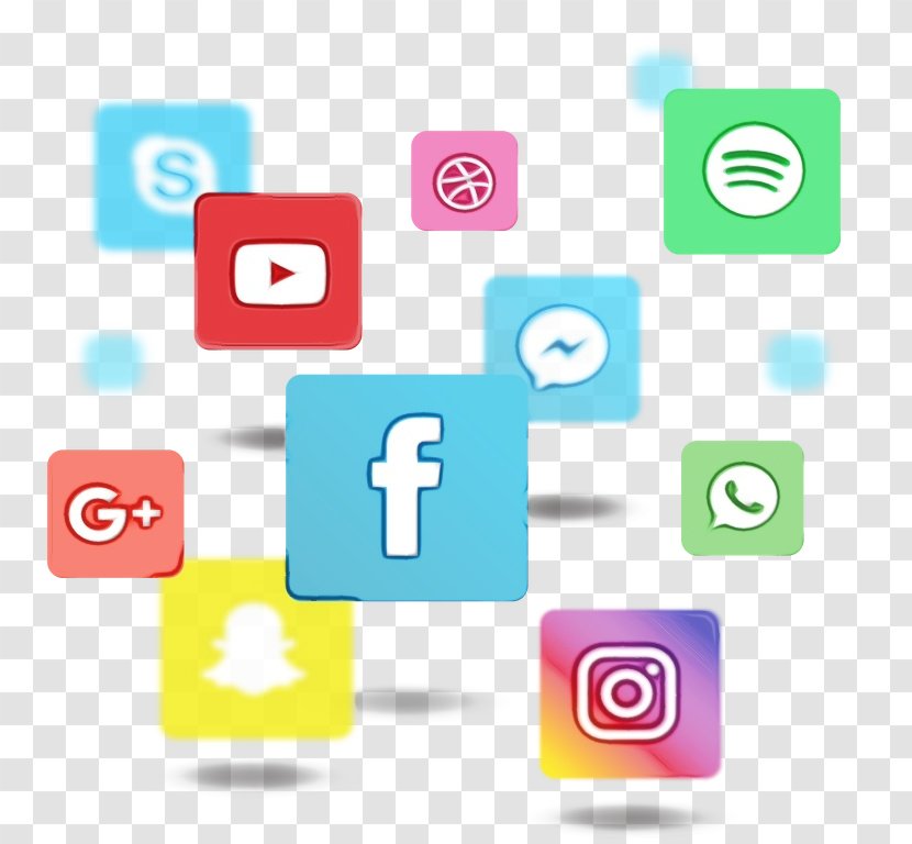 Social Media Icons Background - Text - Consultant Transparent PNG