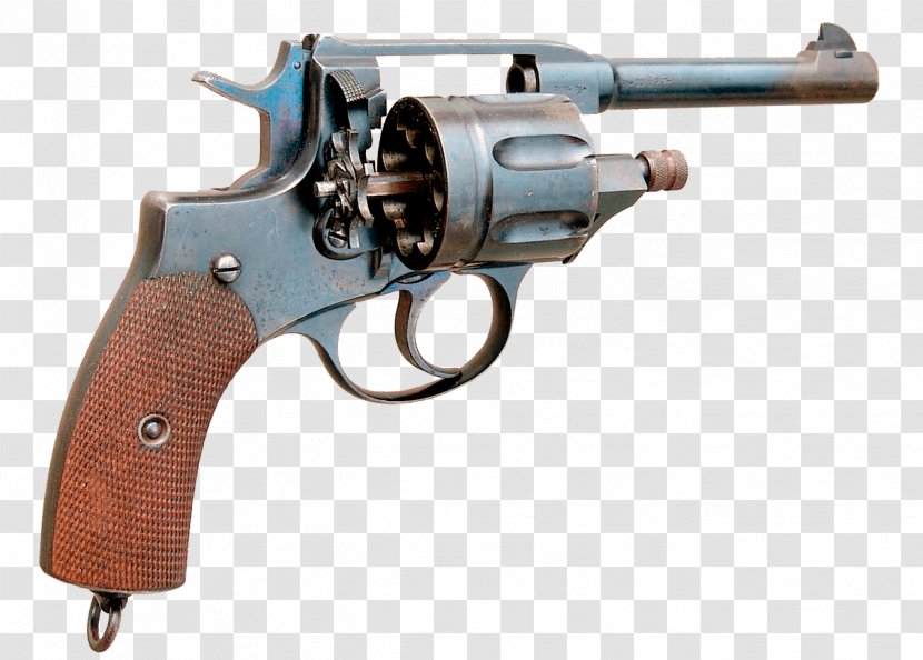 Revolver Trigger Firearm Nagant M1895 Cylinder - Colt Transparent PNG
