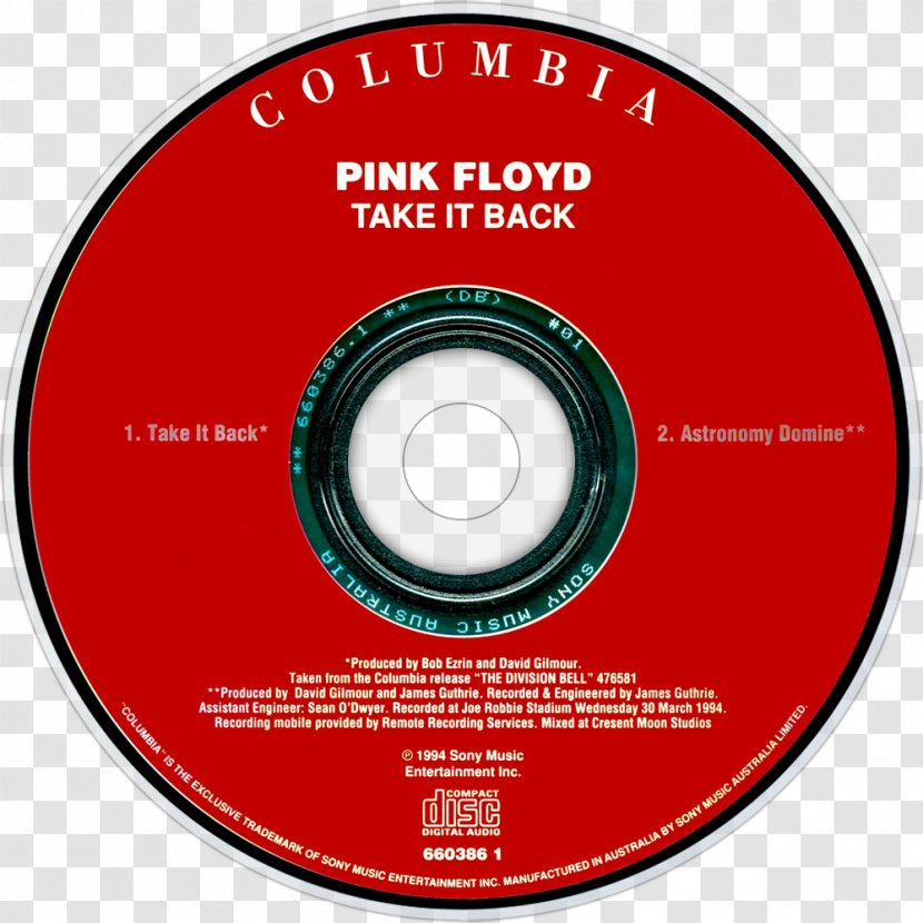 Compact Disc Pink Floyd BBC Archives - Dvd - Division Bell Transparent PNG