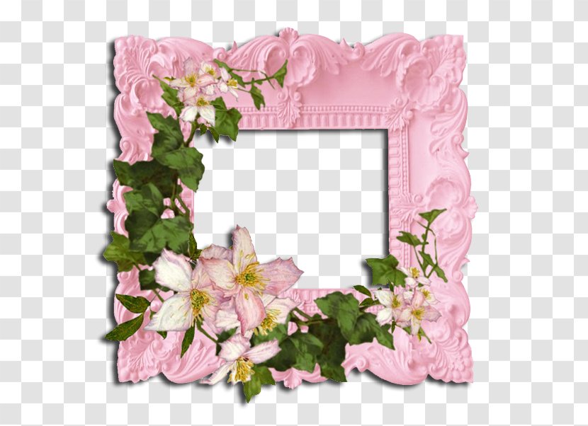 Flower Wreath Frame - Picture - Heart Transparent PNG
