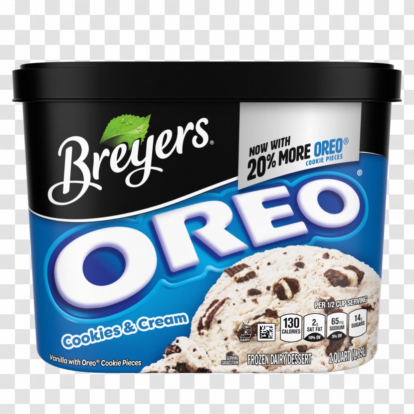 Cookies And Cream Dairy Products Oreo - Product Transparent PNG
