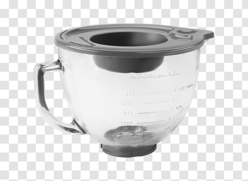 KitchenAid Artisan KSM150PS Mixer Bowl Glass - Food Processor - Aid Transparent PNG