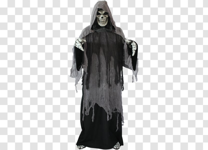 Death Robe Halloween Costume Clothing - Cloak - Grim Reaper Photos Transparent PNG