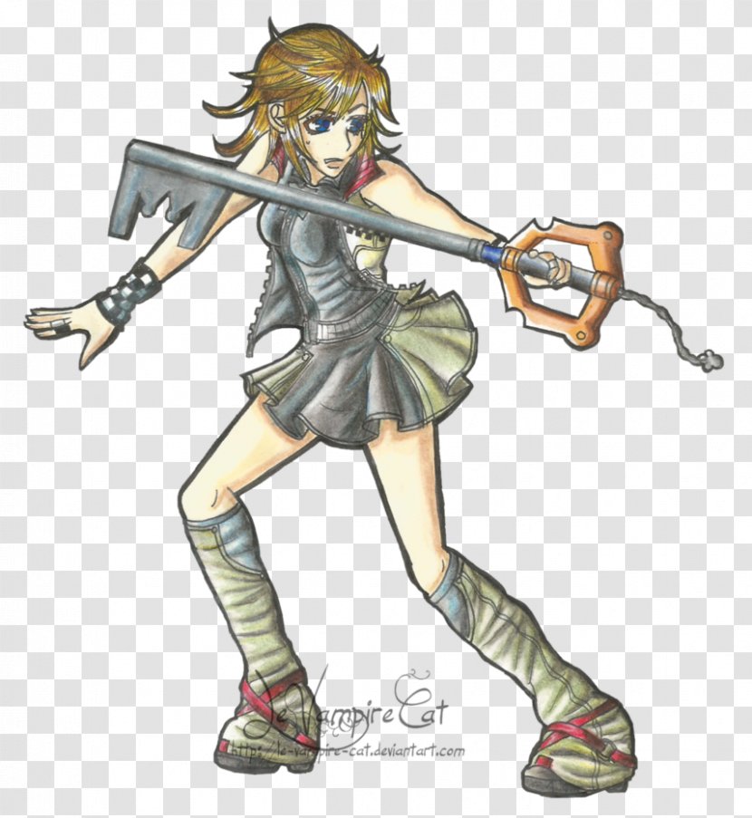 Roxas Sora Kairi Riku Naminé - Cold Weapon - Kingdom Hearts Transparent PNG