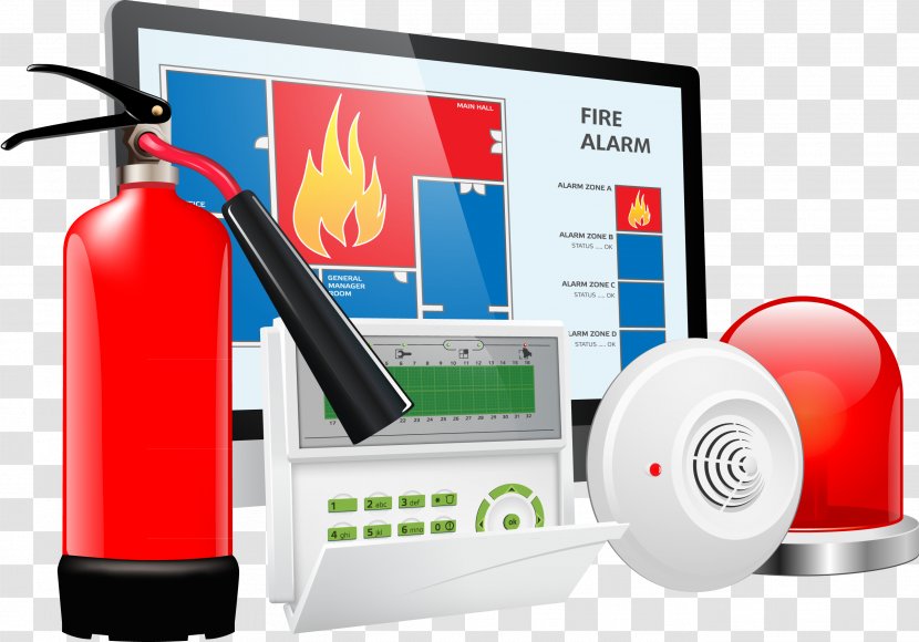 Security Alarms & Systems Fire Alarm System Protection Suppression - Technology Transparent PNG