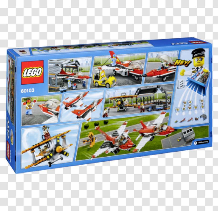 LEGO 60103 City Airport Air Show Amazon.com Airplane Toy - Construction Set Transparent PNG