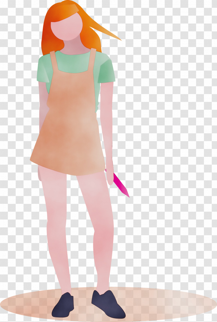 Standing Costume Animation Transparent PNG