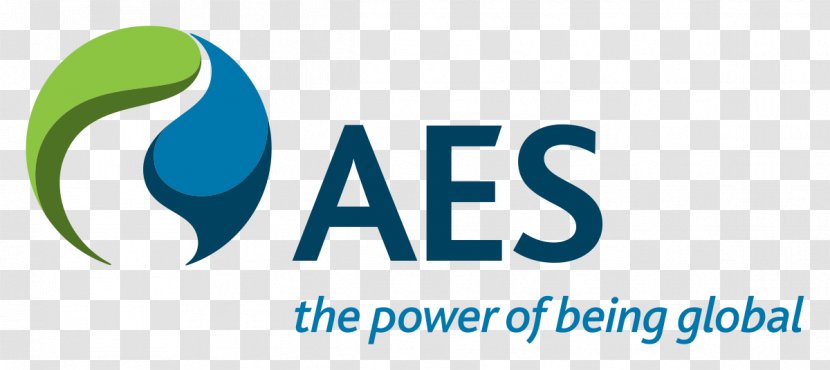 Logo AES Corporation Brand Electricity DPL Inc. - Text - Power Station Transparent PNG