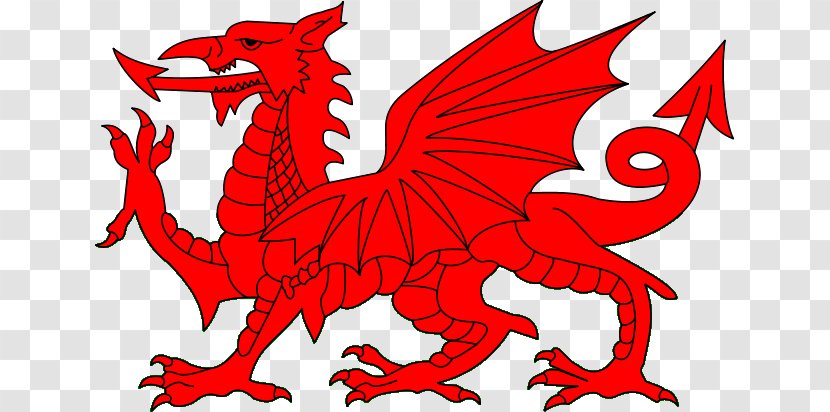 Flag Of Wales Welsh Dragon Uther Pendragon - Fictional Character Transparent PNG