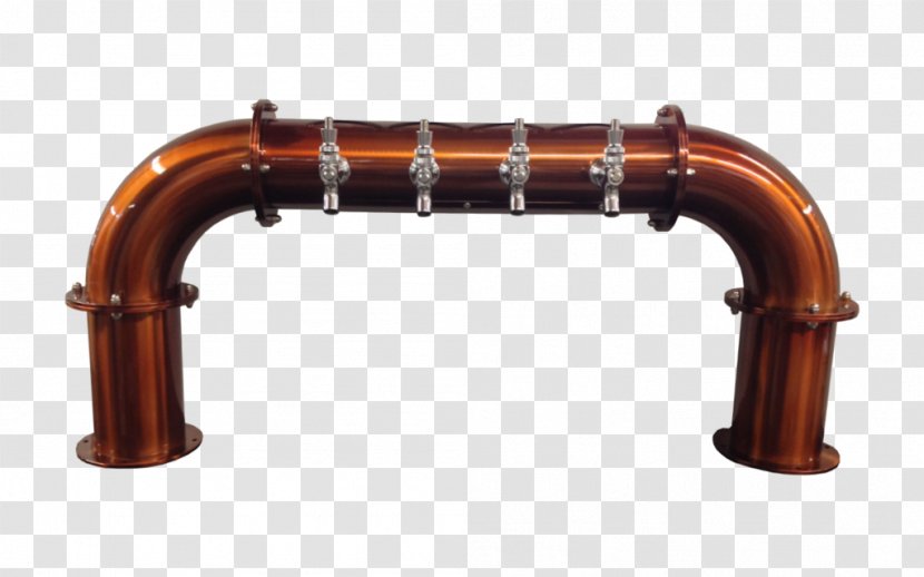 Draught Beer Tower Bar Copper - Table Transparent PNG