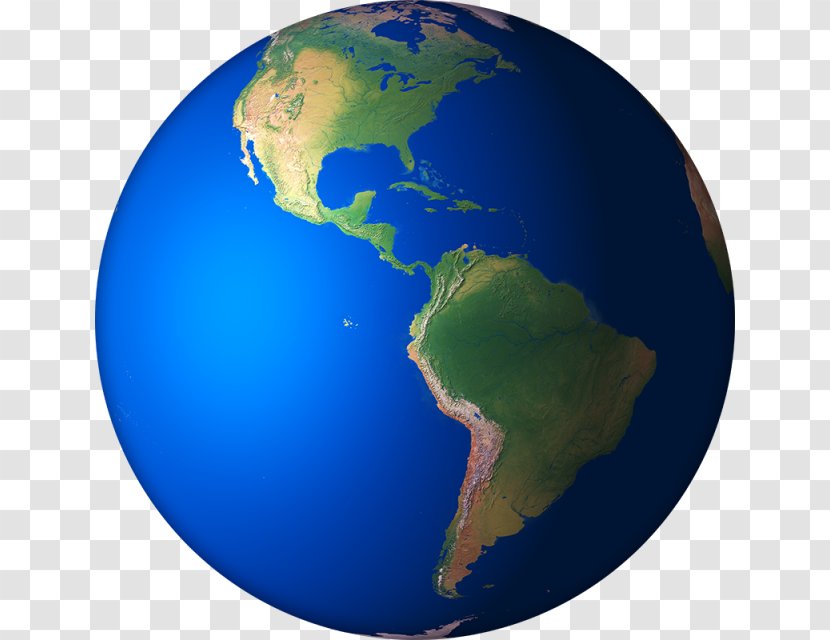 Earth Globe Planet Rendering - Space Science - Three Dimensional Transparent PNG