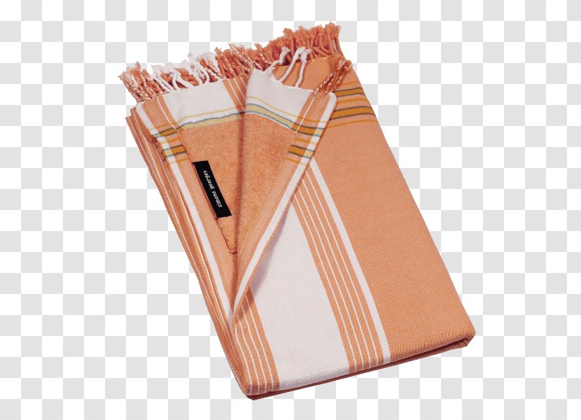Cloth Napkins Material Kikoi - Peach - Design Transparent PNG