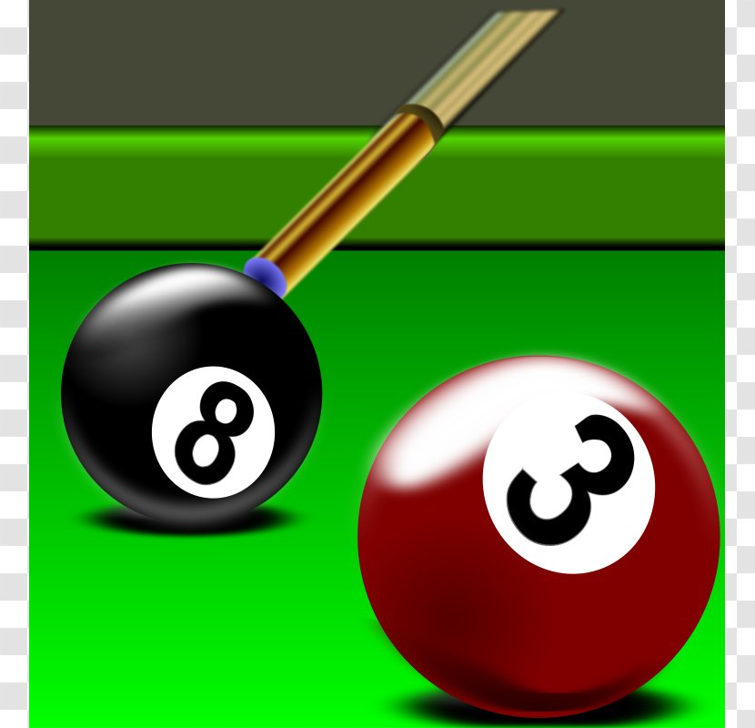 Simple Pool Billiard HD Table Billiards Snooker - English - Queue Cliparts Transparent PNG