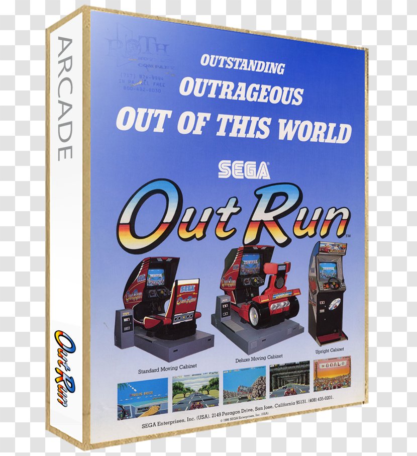Out Run OutRun 2 Free Play Florida Arcade Game Video Games - Software - 1440X2560 Wallpaper Transparent PNG