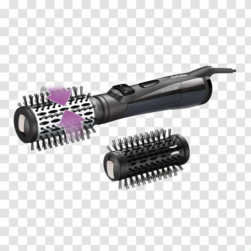 Babyliss AS551E Brush & Style Hot Air Hardware/Electronic Hair Iron Clipper Dryers Styling Tools - Personal Care - Curler Transparent PNG