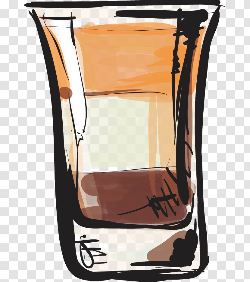 Cocktail Martini Cosmopolitan Mojito Whiskey Sour - Beautifully Hand-painted Cartoon Transparent PNG