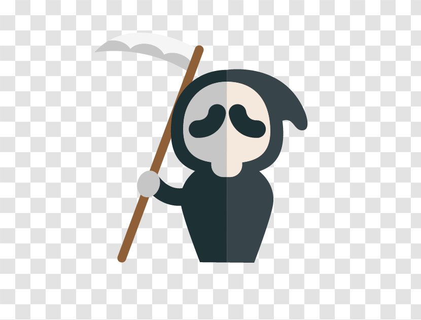 Ghostface Halloween Cartoon - Banner - Grim Reaper Transparent PNG