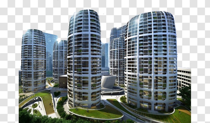 U010culenova SKY PARK Residence Zaha Hadid Architects Architecture - Downtown Grass Floor Transparent PNG