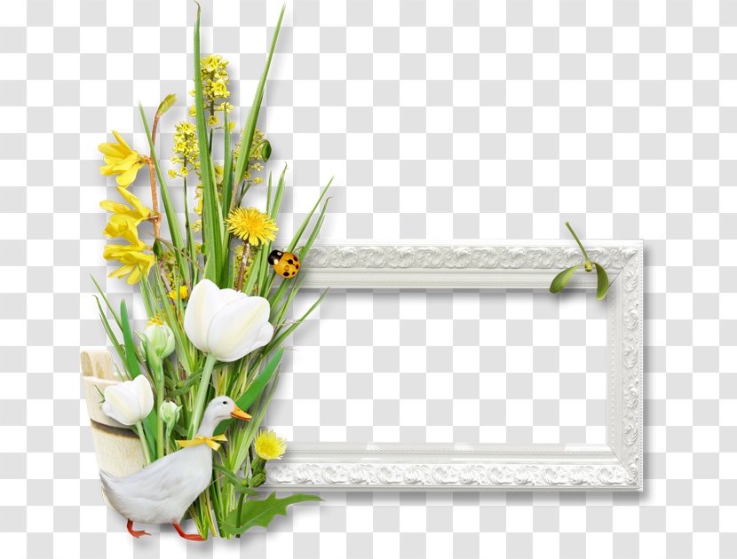 Picture Frames Floral Design Easter Photography - Ornament - Most Transparent PNG