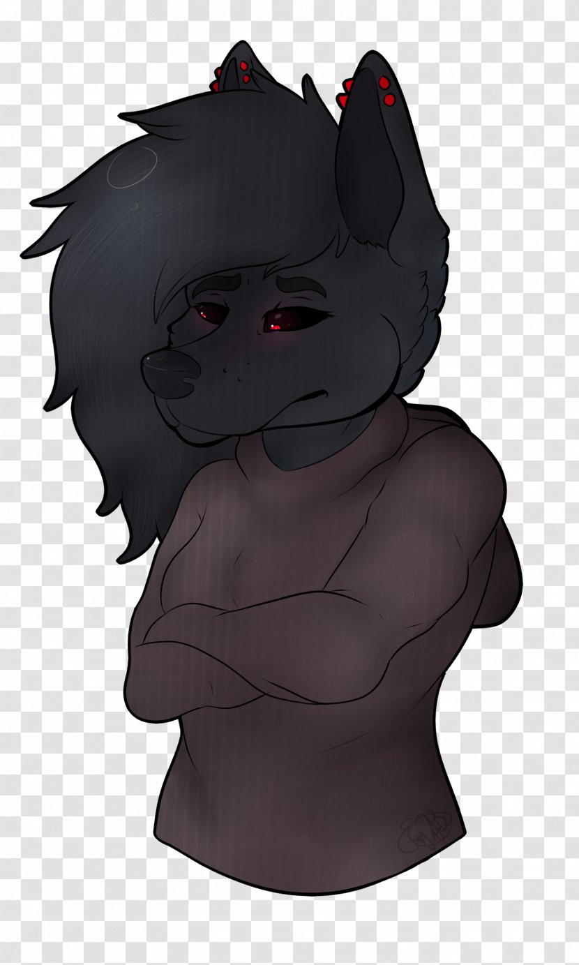 Snout Horse Cartoon Legendary Creature - Black - Sad Puppy Transparent PNG