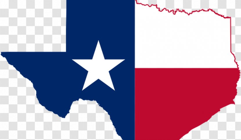 Flag Of Texas Lone Star Dallas Houston State Map - Us Transparent PNG