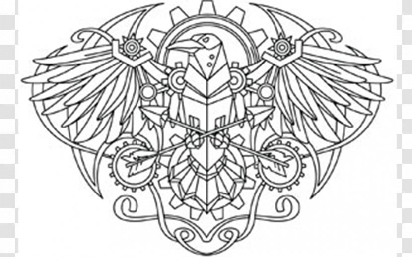 Creative Haven Steampunk Designs Coloring Book Fashions Adult Book: Stress Relieving Patterns - Heart Transparent PNG