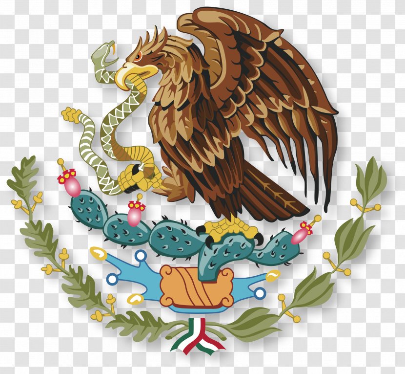Flag Of Mexico United States Mexican War Independence Tenochtitlan - Huitzilopochtli - The Eagle That Catches Snake Transparent PNG