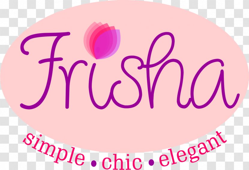 Logo Brand Pink M Line Font - Smile Transparent PNG