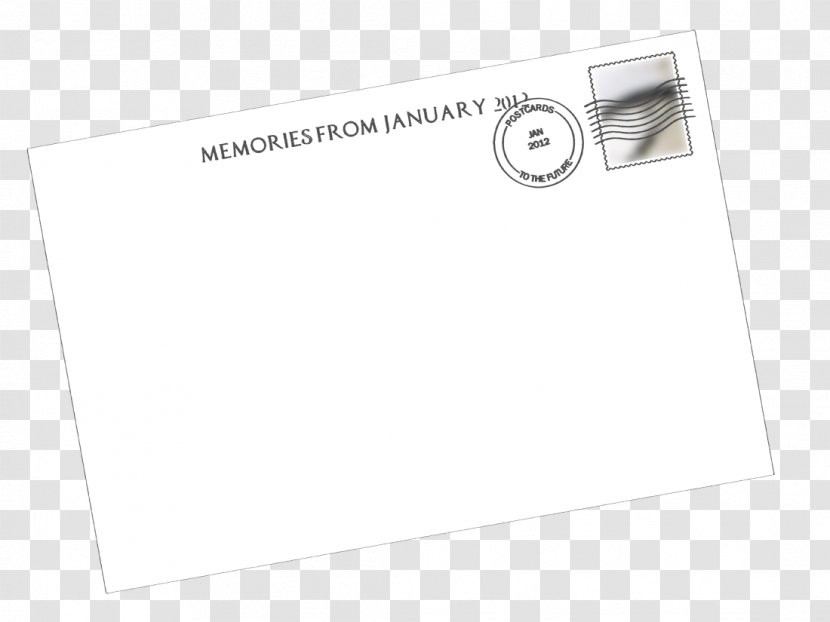 Paper Brand Angle - Postcard Reverse Transparent PNG