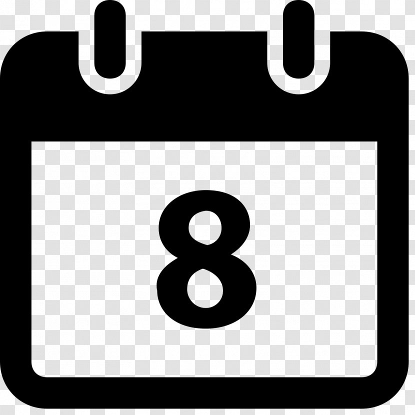 Calendar Clip Art - Number - Click Button Transparent PNG