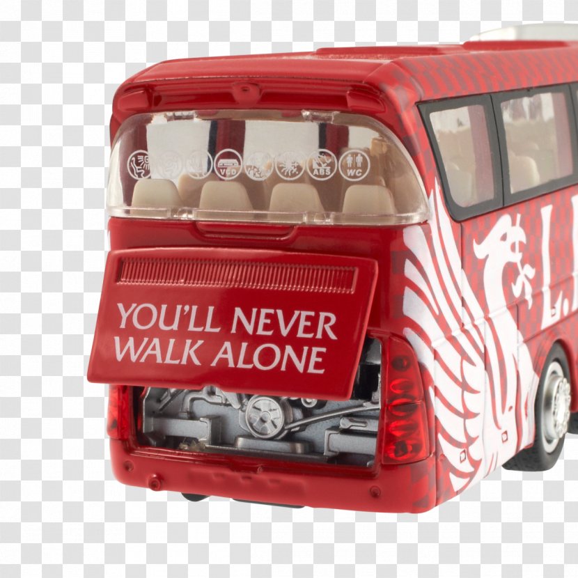 Liverpool F.C. Bus Model Car Liver Bird Team - Play Vehicle Transparent PNG