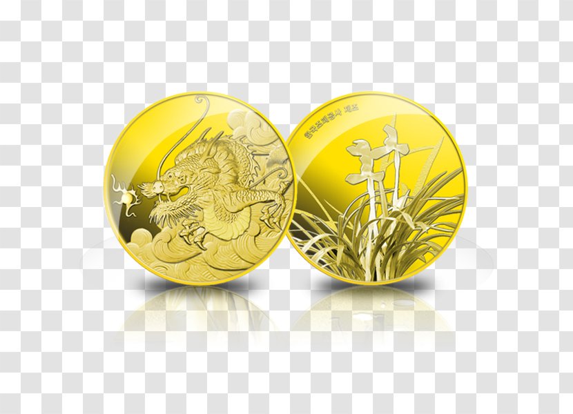 Gold Coin Sphere Transparent PNG