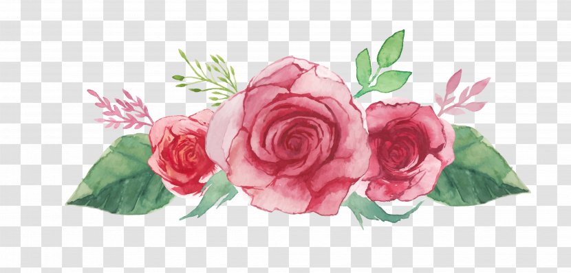 Flower Clip Art - Garden Roses Transparent PNG
