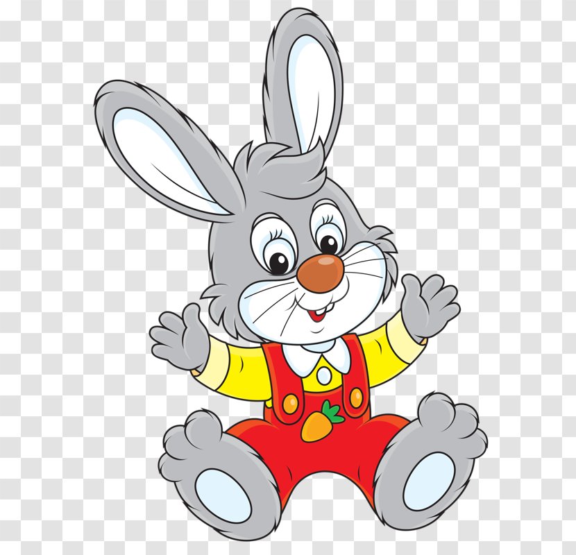 Easter Bunny Drawing Rabbit - Rabits And Hares Transparent PNG