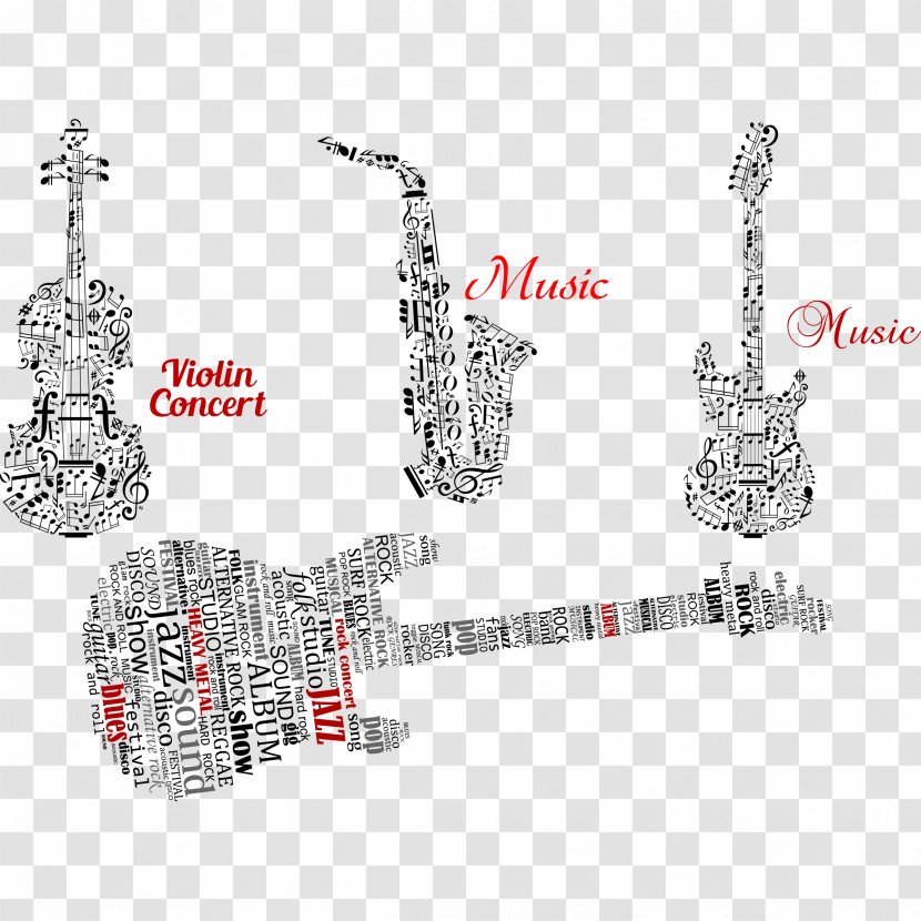 Musical Note Instrument Violin - Flower - Abstract Instruments Transparent PNG