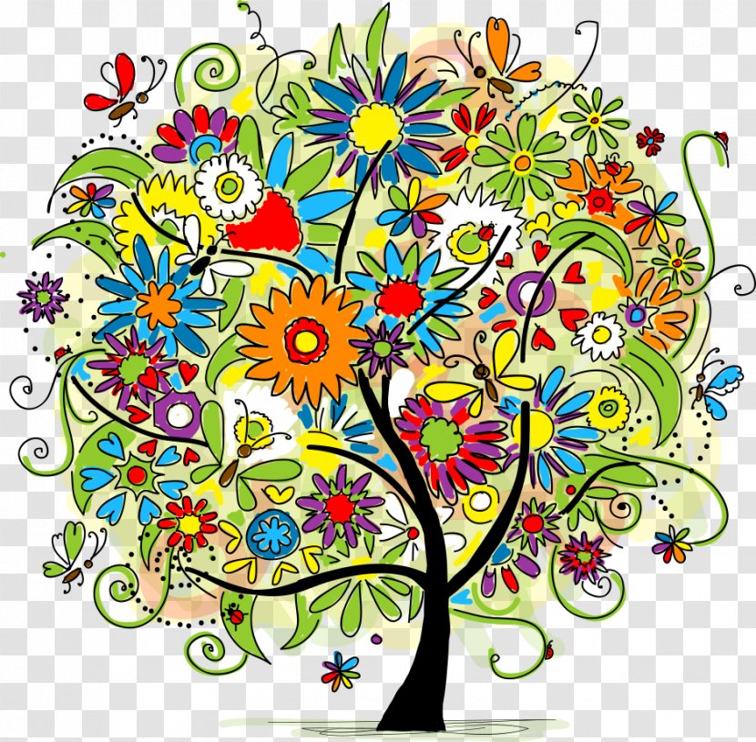 Family Adoption Child Foster Care - Genealogy - Vector Floral Trees Transparent PNG