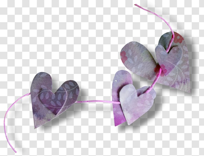 Heart Lilac Amethyst Jewellery Transparent PNG