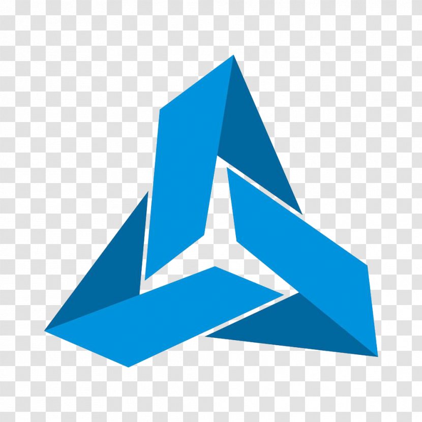 Logo Blue - Business - Triangle Irregular Graphics Transparent PNG