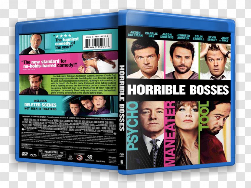 Blu-ray Disc Horrible Bosses DVD Film Comedy - Steve Carell - Nick Bateman Transparent PNG
