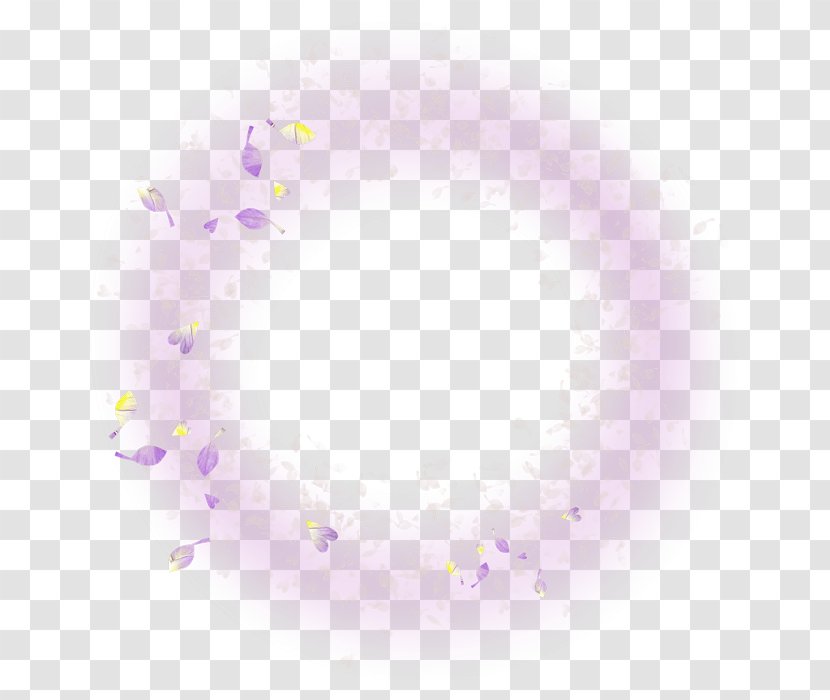Symmetry Petal Square, Inc. Pattern - Triangle - Purple Decorative Ring Transparent PNG