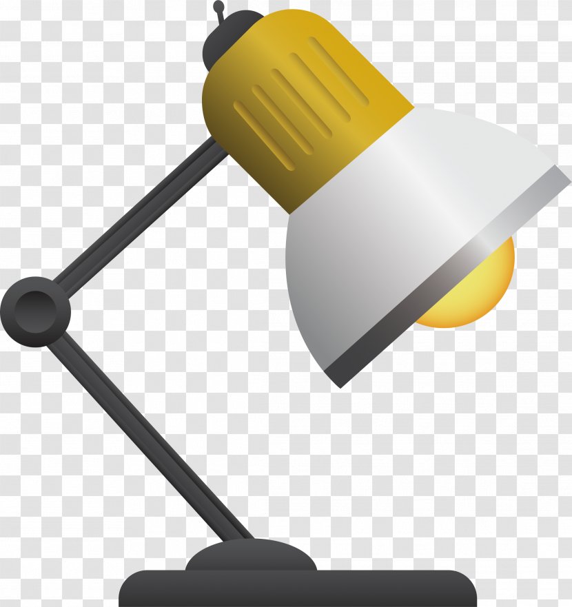 Cartoon Lampe De Bureau - Lamp - Table Vector Element Transparent PNG