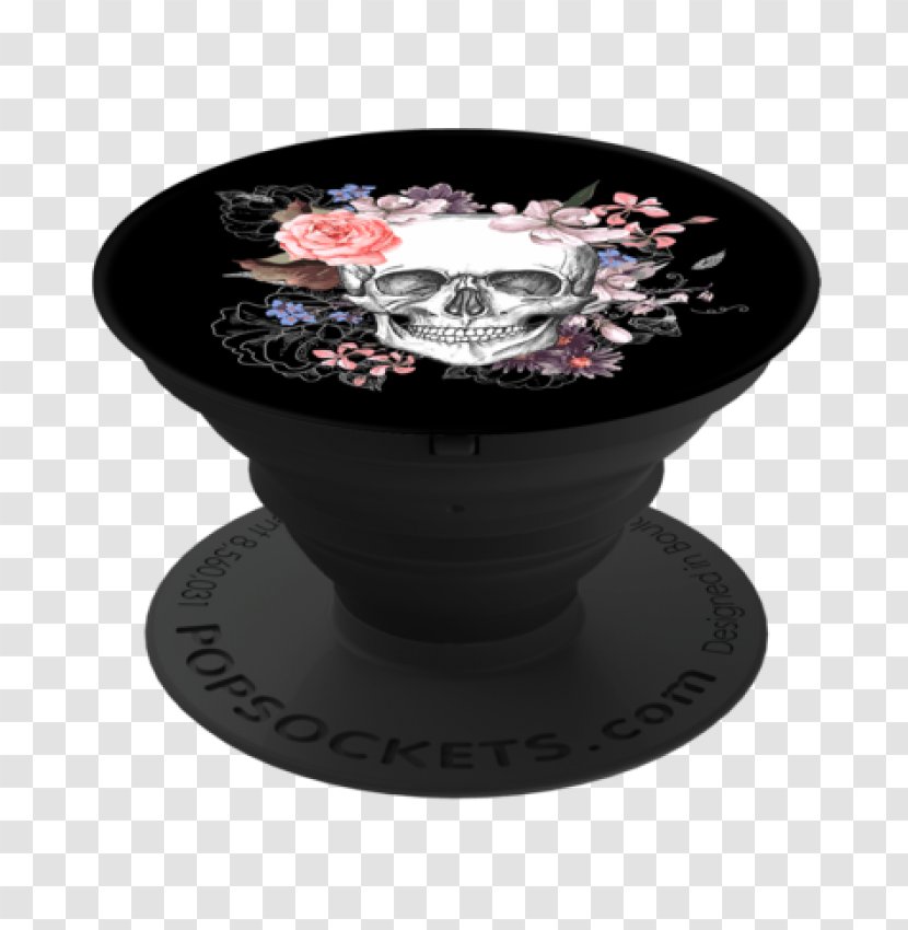 PopSockets Pop Socket Death Petal : Collapsible Grip & Stand For Phones And Tablets Black - Popsockets - Harry Potter Snake Skeleton Transparent PNG