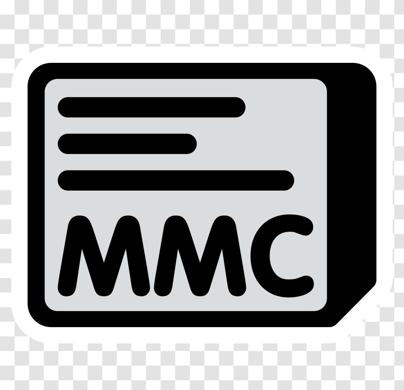 Symbol MultiMediaCard - Sign Transparent PNG