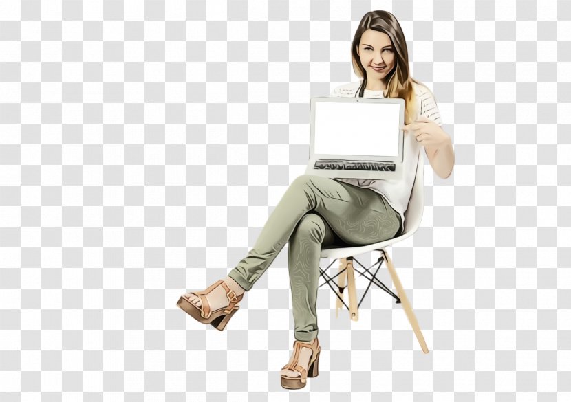 Sitting Leg Furniture Leggings Beige - Chair Transparent PNG