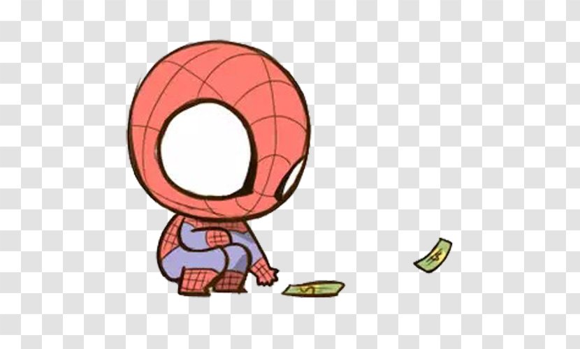 Spider-Man Cartoon Q-version Film …Ready For It? - Avengers - Picking Up Spider-man Transparent PNG
