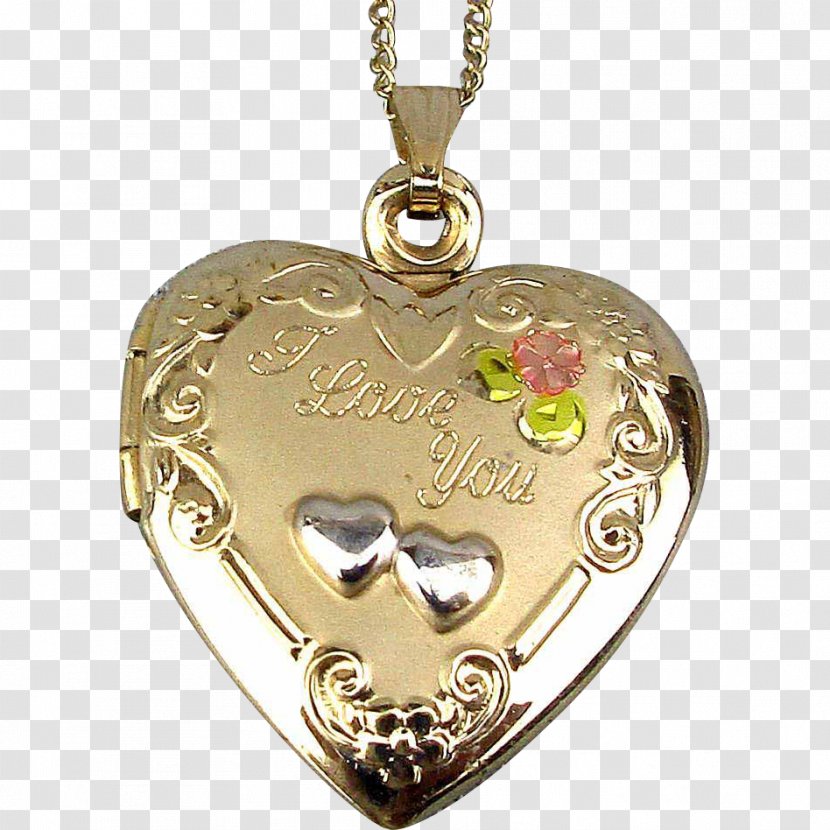 Locket Necklace Gold-filled Jewelry Charms & Pendants - Heart Transparent PNG