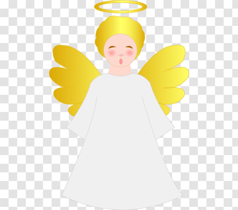 Angel Clip Art - Silhouette - Vector Cartoon Transparent PNG