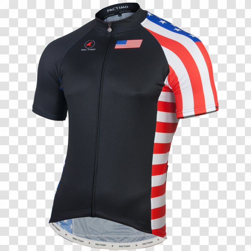T-shirt Sleeve Cycling Jersey Transparent PNG