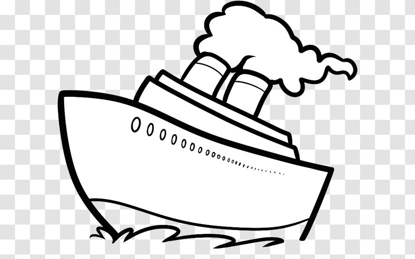Ship Coloring Book Steamboat Drawing - Finger Transparent PNG